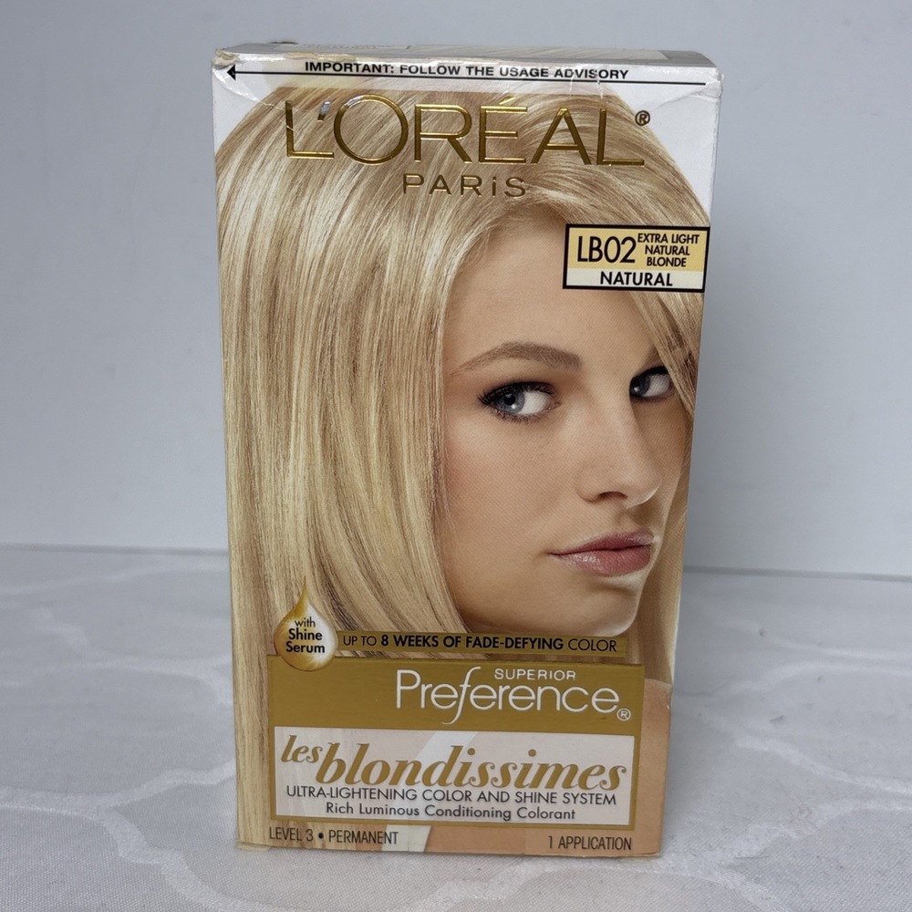 Superior Preference Fade-Defying Shine Permanent Hair Color LB02 Xtra Light READ